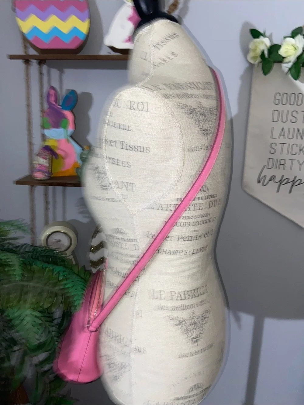 Kate Spade Schuyler Dome Hot Pink Crossbody Bag w/ Pink Dust Bag